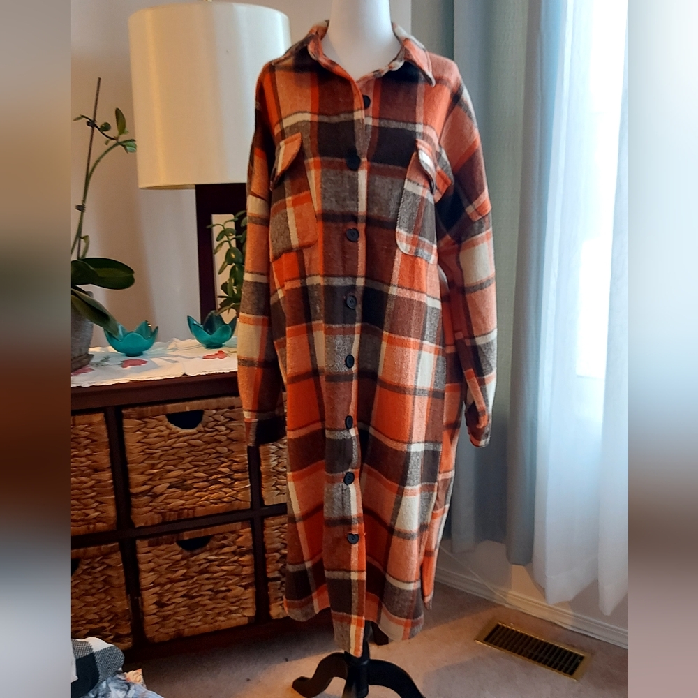 Plaid Jacket sz XL